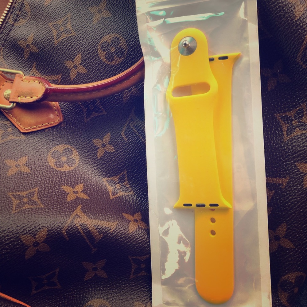 Yellow Apple Watch